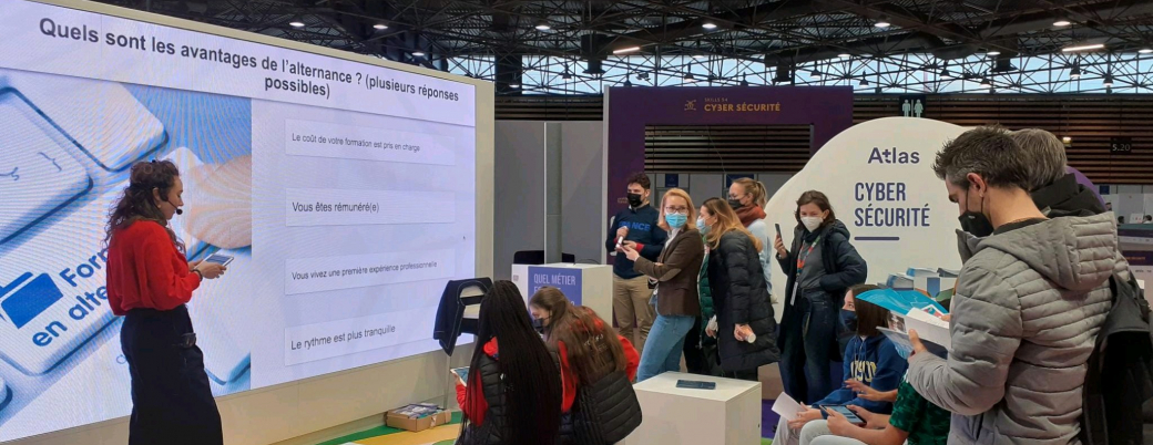 Stand d'Atlas aux Worldskills 2022
